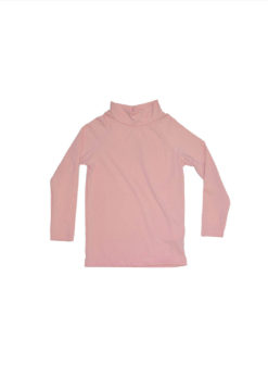 camiseta manga longa infantil com proteção UV 50 - rosinha, Sicrupt Beachwear