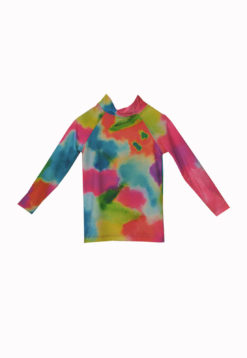 camiseta infantil com proteção solar uv50 - tie dye,Sicrupt Beachwear