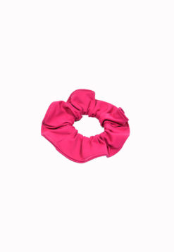 scrunchie, frufru, xuxinha de cabelo, retalho de tecido, sustentável - Sicrupt Beachwear pink