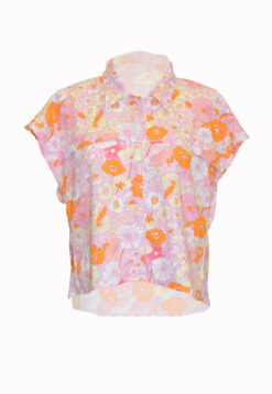 blusa floral viscolinho, blusinha bali feminina Sicrupt