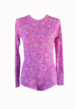 Maiô pink ocean luvinha, maiô para surfar, maiô Sicrupt, Sicrupt Beachwear