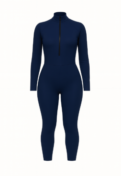 macacão azul marinho tecido emana mais grossinho