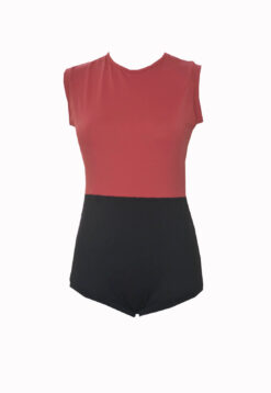 maiô sem manga, loha preto e cereja, maio para urfar sicrupt beachwear