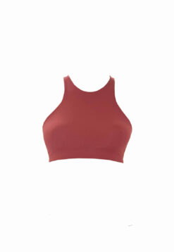 Cropped Surf Dupla Face Cereja e Preto